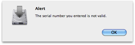 Troubleshooting Professional Application Serial Numbers